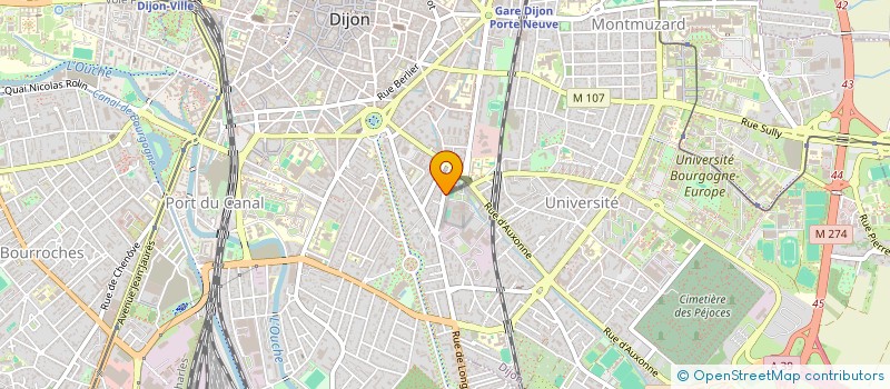 localisation de l'entreprise MONSIEUR TOM GUIGNON à DIJON