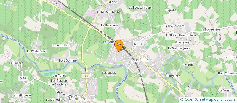 localisation de l'entreprise MONSIEUR TOM GUILLEMOT  LE PALLET