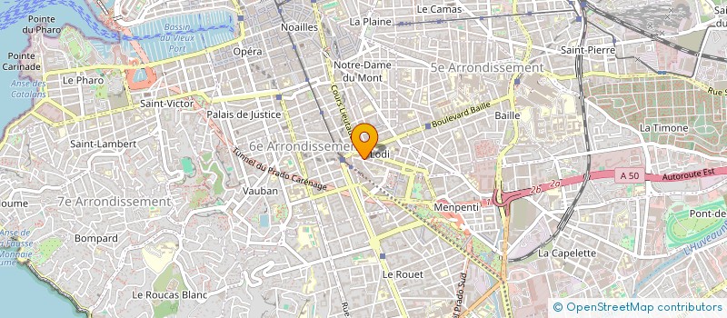 localisation de l'entreprise MONSIEUR TOM HARBRETEAU à MARSEILLE