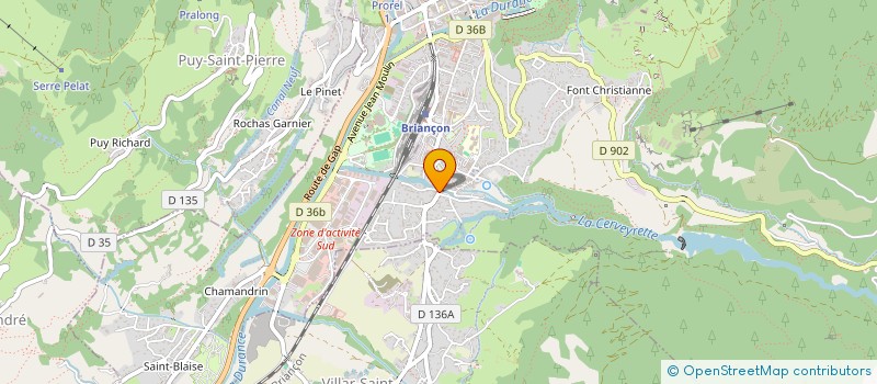 localisation de l'entreprise MONSIEUR TOM HAUPERT  BRIANCON