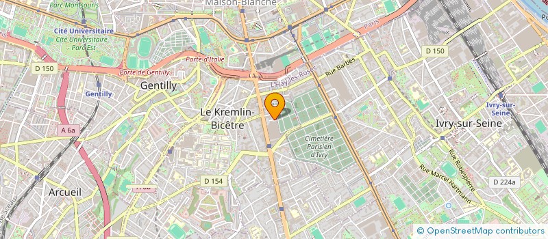 localisation de l'entreprise MONSIEUR TOM HAUSMANN  LE KREMLIN-BICETRE