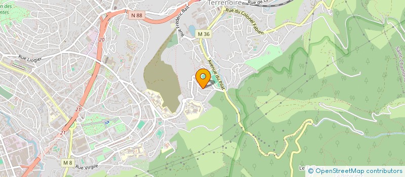 localisation de l'entreprise MONSIEUR TOM HERVIEU  SAINT-ETIENNE