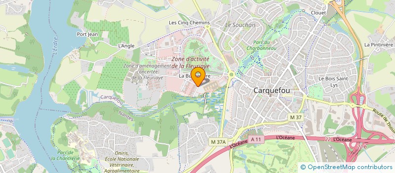 localisation de l'entreprise MONSIEUR TOM HINSCHBERGER  CARQUEFOU