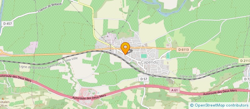 localisation de l'entreprise MONSIEUR TOM HUET  CAPENDU