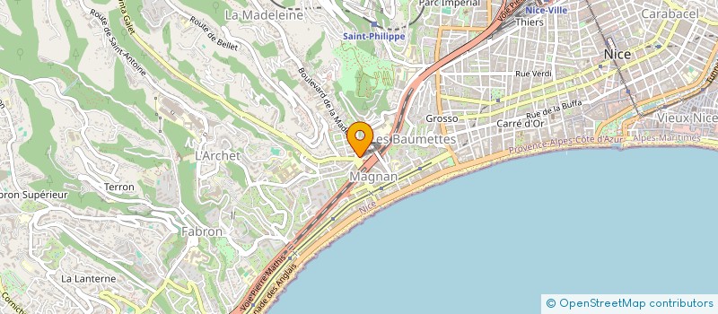localisation de l'entreprise MONSIEUR TOM HUME à NICE