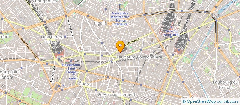 localisation de l'entreprise MONSIEUR TOM HURIER  PARIS