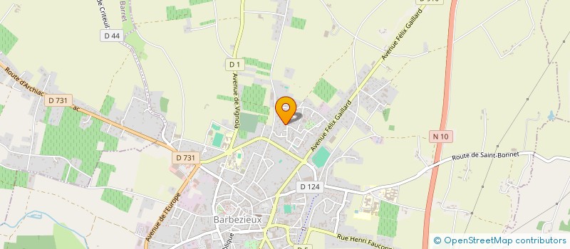 localisation de l'entreprise MONSIEUR TOM INGREMEAU  BARBEZIEUX-SAINT-HILAIRE