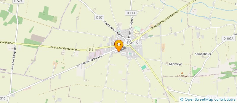 localisation de l'entreprise MONSIEUR TOM INNOCENTI  CLEON-D'ANDRAN