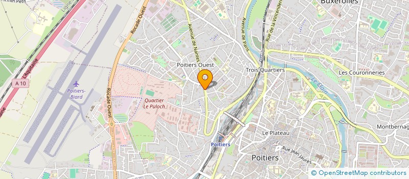 localisation de l'entreprise MONSIEUR TOM JORIGNE  POITIERS