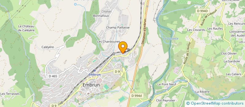 localisation de l'entreprise MONSIEUR TOM JOURDAN  EMBRUN