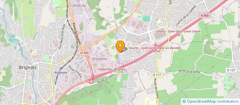 localisation de l'entreprise MONSIEUR TOM JULLIEN  SAINT-GENIS-LAVAL