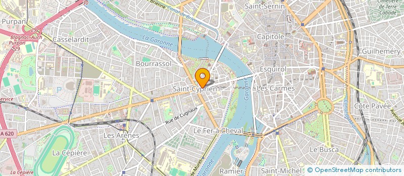localisation de l'entreprise MONSIEUR TOM JUSTOU à TOULOUSE