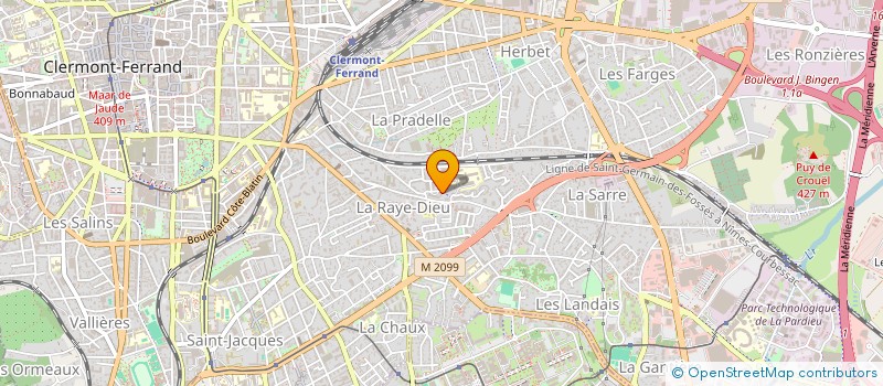 localisation de l'entreprise MONSIEUR TOM KERVOELEN  CLERMONT-FERRAND