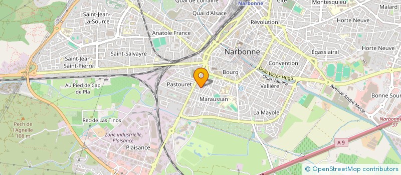 localisation de l'entreprise MONSIEUR TOM KLIS  NARBONNE