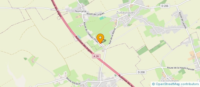 localisation de l'entreprise MONSIEUR TOM KURP  ZUDAUSQUES