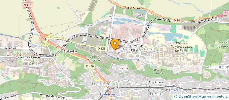 localisation de l'entreprise MONSIEUR TOM LACROIX à PALAISEAU