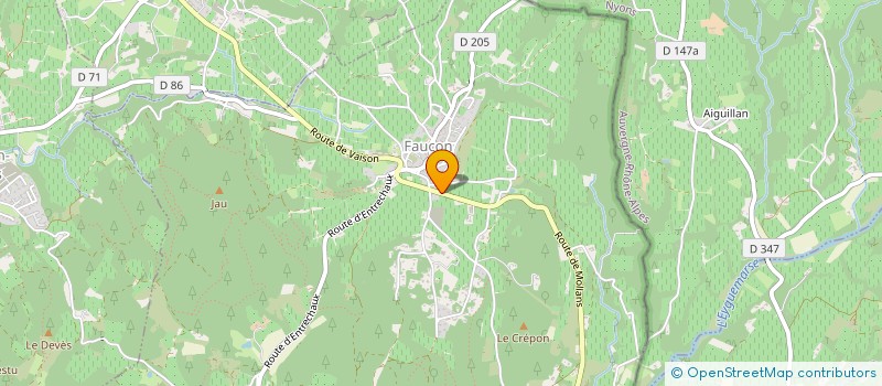 localisation de l'entreprise MONSIEUR TOM LAMBERT  FAUCON