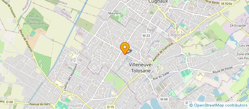 localisation de l'entreprise MONSIEUR TOM LAMOURY à VILLENEUVE-TOLOSANE