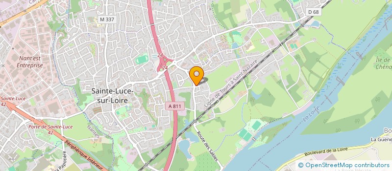 localisation de l'entreprise MONSIEUR TOM LANDAIS  SAINTE-LUCE-SUR-LOIRE