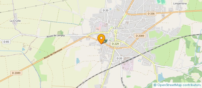 localisation de l'entreprise MONSIEUR TOM LAPLACE  LEZOUX