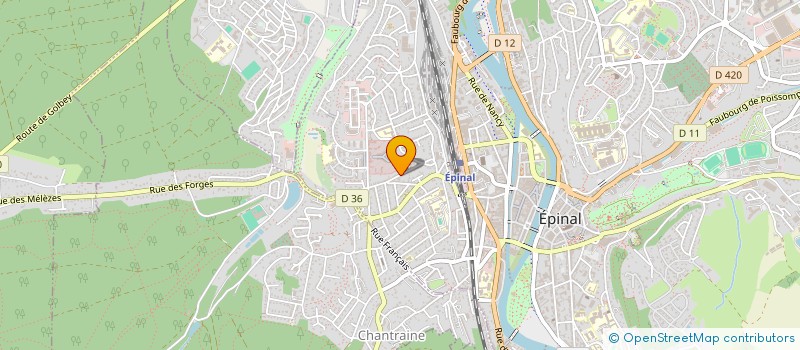 localisation de l'entreprise MONSIEUR TOM LATRAYE  EPINAL