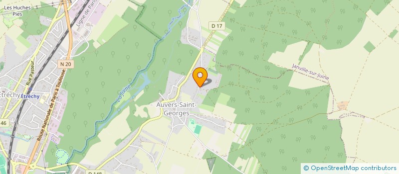 localisation de l'entreprise MONSIEUR TOM LE GALL  AUVERS-SAINT-GEORGES