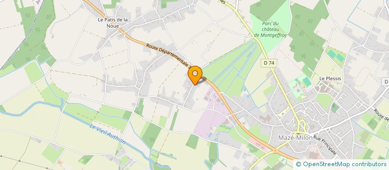 localisation de l'entreprise MONSIEUR TOM LEBLE  MAZE-MILON