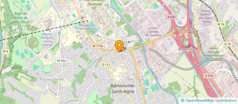 localisation de l'entreprise MONSIEUR TOM LEBREUILLY  RAMONVILLE-SAINT-AGNE