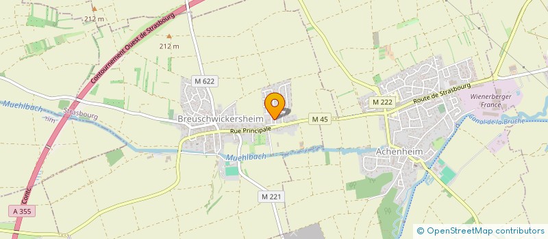 localisation de l'entreprise MONSIEUR TOM LECOMTE  BREUSCHWICKERSHEIM