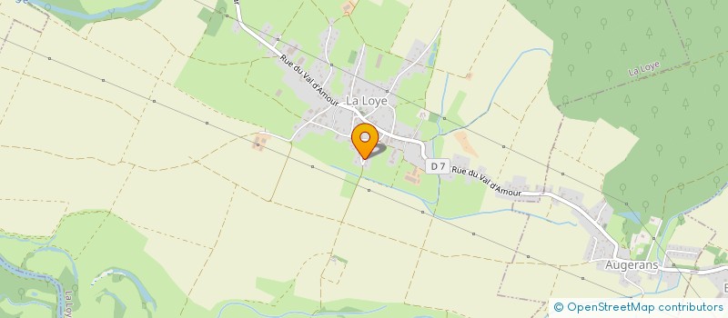 localisation de l'entreprise MONSIEUR TOM LECULIER  LA LOYE