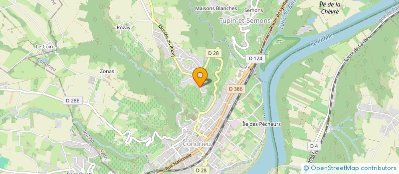 localisation de l'entreprise MONSIEUR TOM LEFEBVRE  CONDRIEU