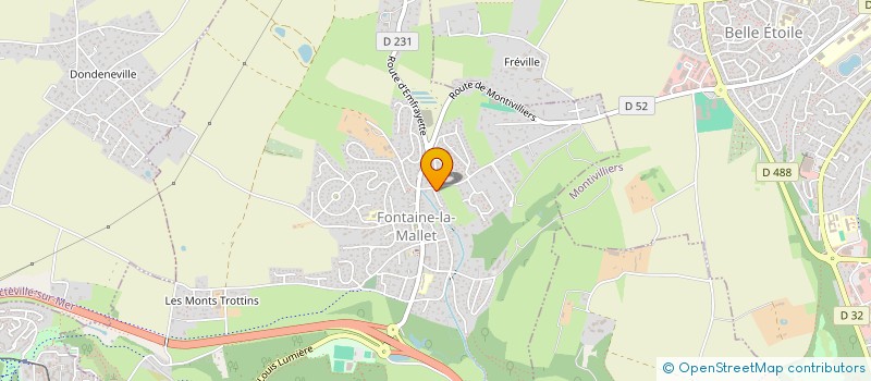 localisation de l'entreprise MONSIEUR TOM LEFORT VENDANGE  FONTAINE-LA-MALLET