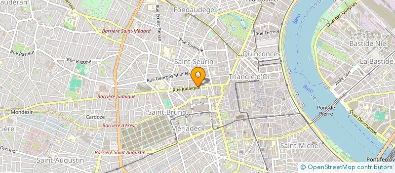 localisation de l'entreprise MONSIEUR TOM LEVARD à BORDEAUX