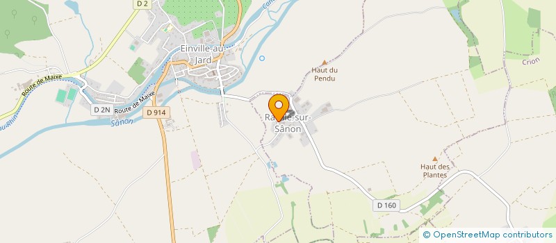 localisation de l'entreprise MONSIEUR TOM LIGNIER  RAVILLE-SUR-SANON