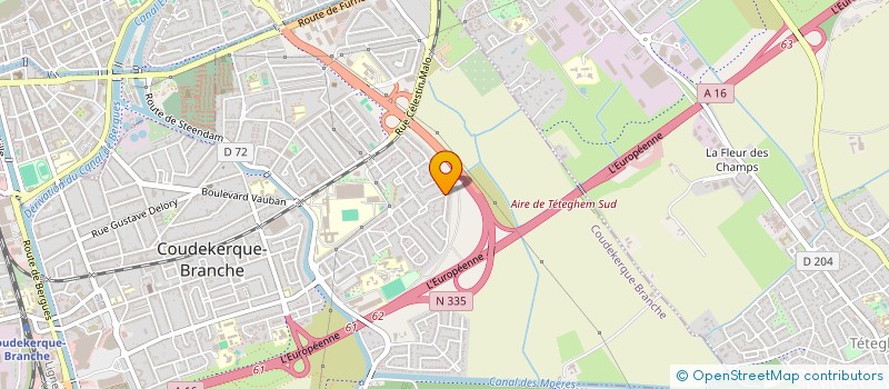 localisation de l'entreprise MONSIEUR TOM LOUAGE  COUDEKERQUE-BRANCHE