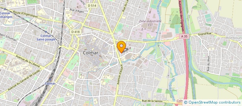 localisation de l'entreprise MONSIEUR TOM MAGGI  COLMAR