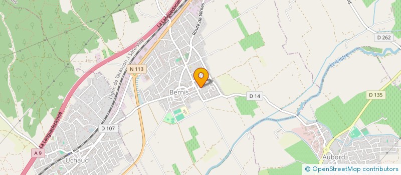 localisation de l'entreprise MONSIEUR TOM MAGNIEN  BERNIS