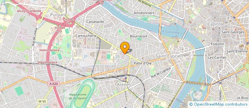 localisation de l'entreprise MONSIEUR TOM MARMORAT  TOULOUSE