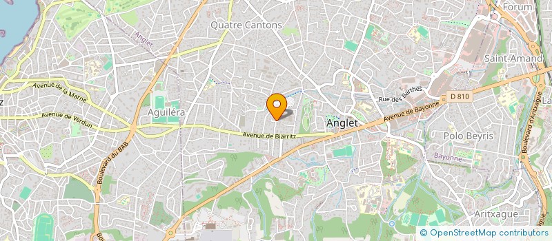 localisation de l'entreprise MONSIEUR TOM MARTIN  ANGLET