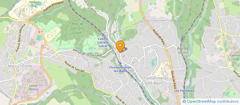 localisation de l'entreprise MONSIEUR TOM MASSARD  CHARBONNIERES-LES-BAINS