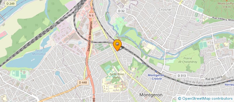 localisation de l'entreprise MONSIEUR TOM MAYNADIE  MONTGERON