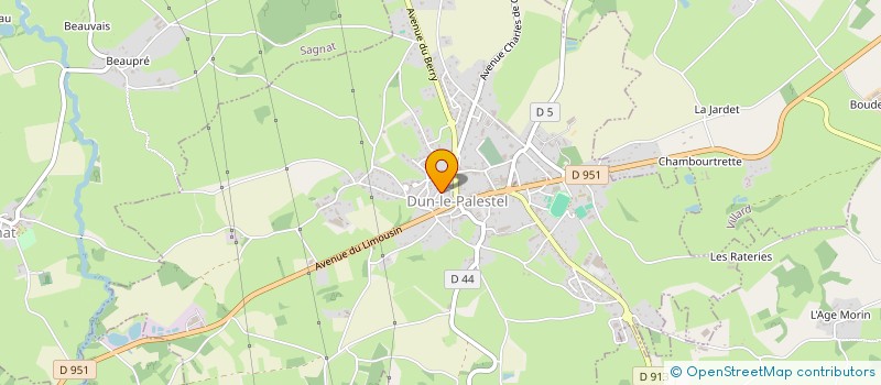 localisation de l'entreprise MONSIEUR TOM MERET à DUN-LE-PALESTEL