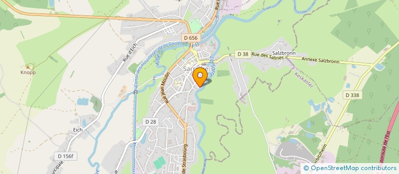 localisation de l'entreprise MONSIEUR TOM MEYER  SARRALBE