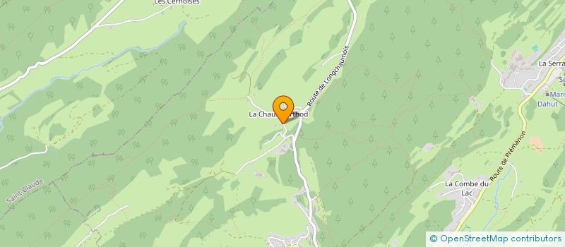 localisation de l'entreprise MONSIEUR TOM MICHAUD  LAMOURA