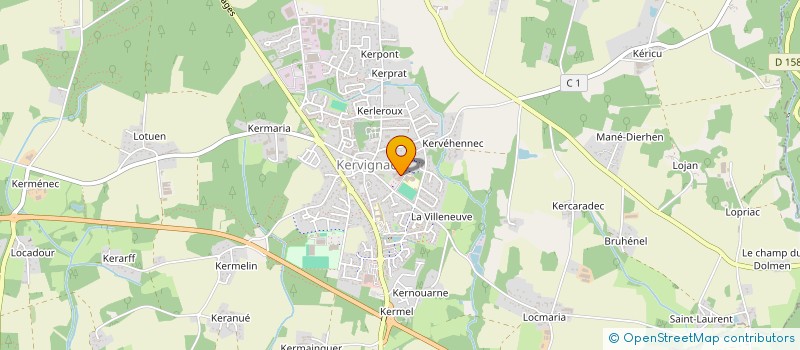 localisation de l'entreprise MONSIEUR TOM MIOT PENNANEAC'H  MERLEVENEZ