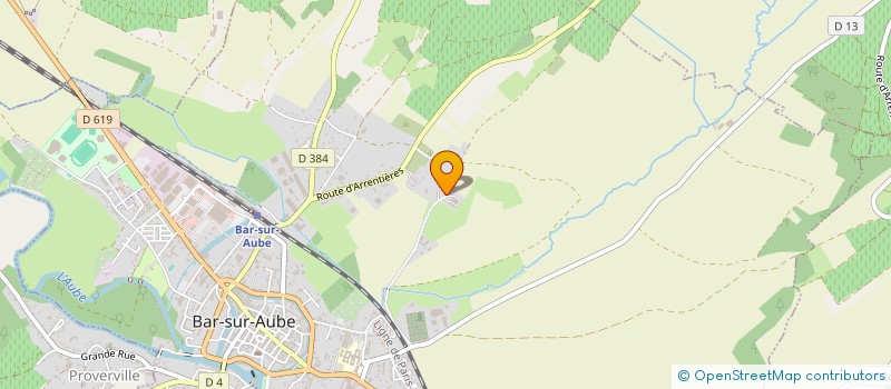 localisation de l'entreprise MONSIEUR TOM MONNE  BAR-SUR-AUBE