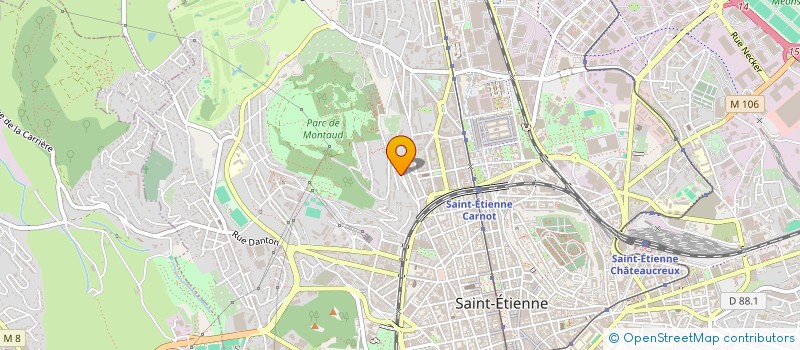 localisation de l'entreprise MONSIEUR TOM MORVANT  SAINT-ETIENNE