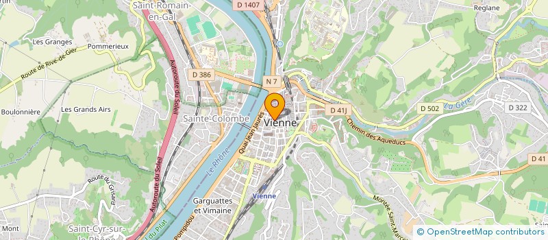 localisation de l'entreprise MONSIEUR TOM MOSCATELLI  VIENNE