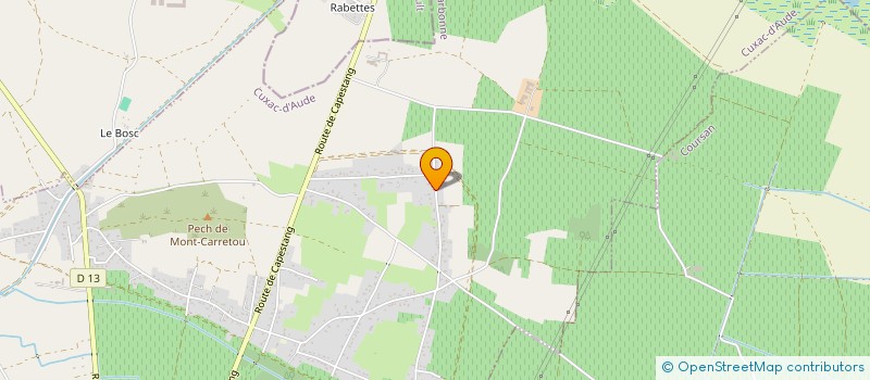 localisation de l'entreprise MONSIEUR TOM MOUILLARD  CUXAC-D'AUDE