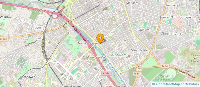 localisation de l'entreprise MONSIEUR TOM MROZINSKI  REIMS